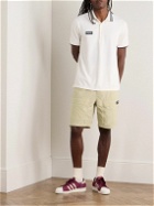 adidas Originals - Rossendale Straight-Leg Logo-Appliquéd Crinkled-Nylon Shorts - Neutrals
