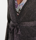 Missoni - Metallic belted cardigan