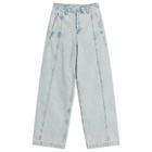 YMC Women's Displaced Seam Jeans in Indigo