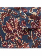 Favourbrook - Charleston Floral-Print Silk-Twill Pocket Square