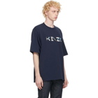 Kenzo Navy Skate Logo T-Shirt