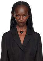 Marland Backus Silver 'Heart Of Stone' Necklace