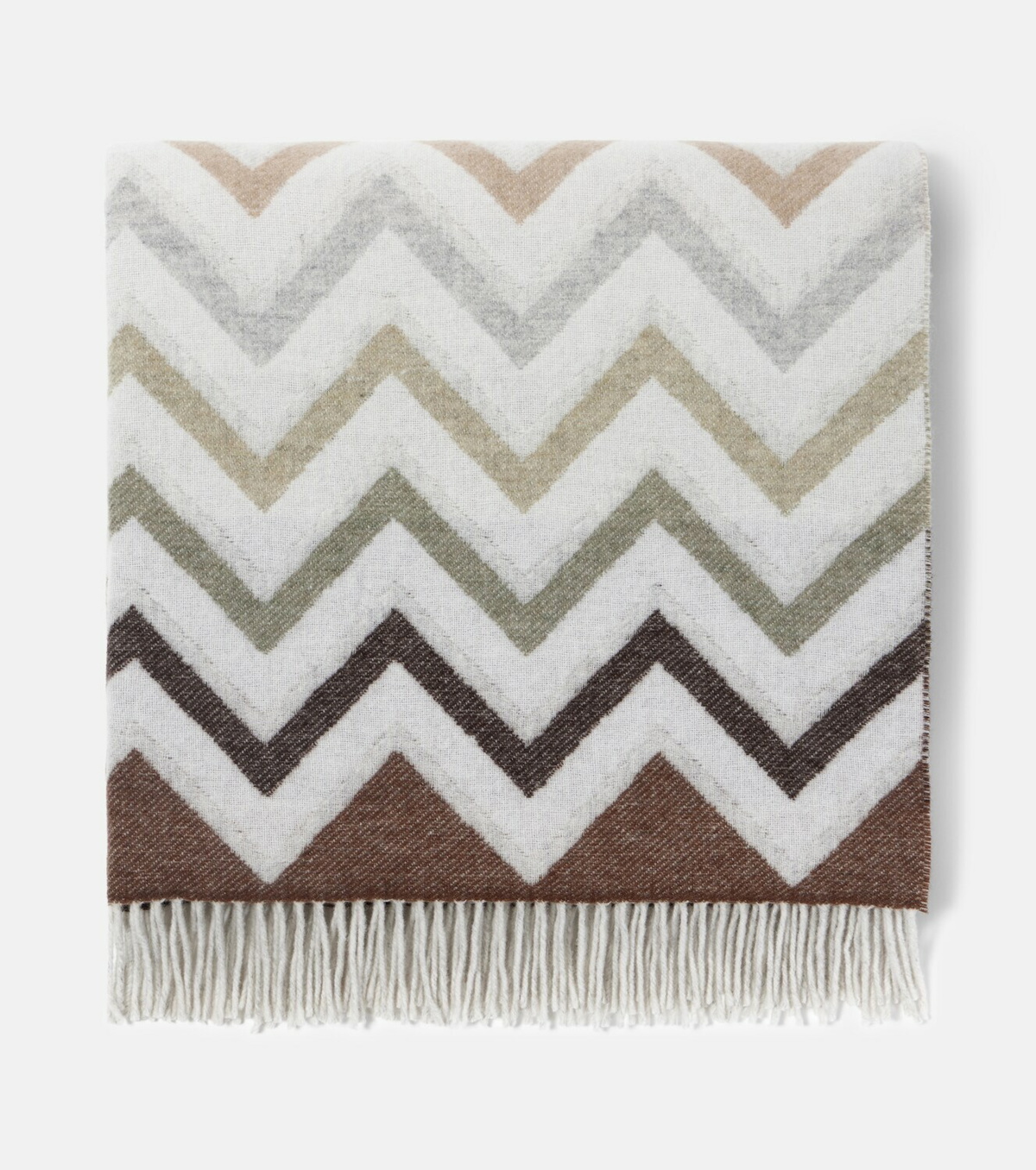 Missoni Watamu fringed wool-blend throw