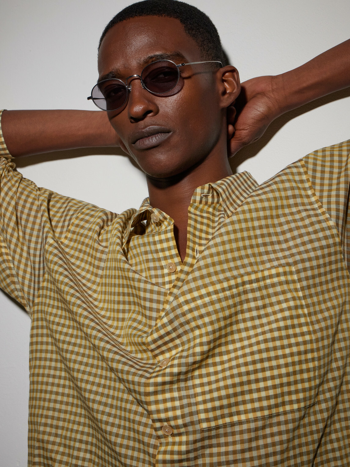 Auralee - Eyevan Round-Frame Titanium Sunglasses