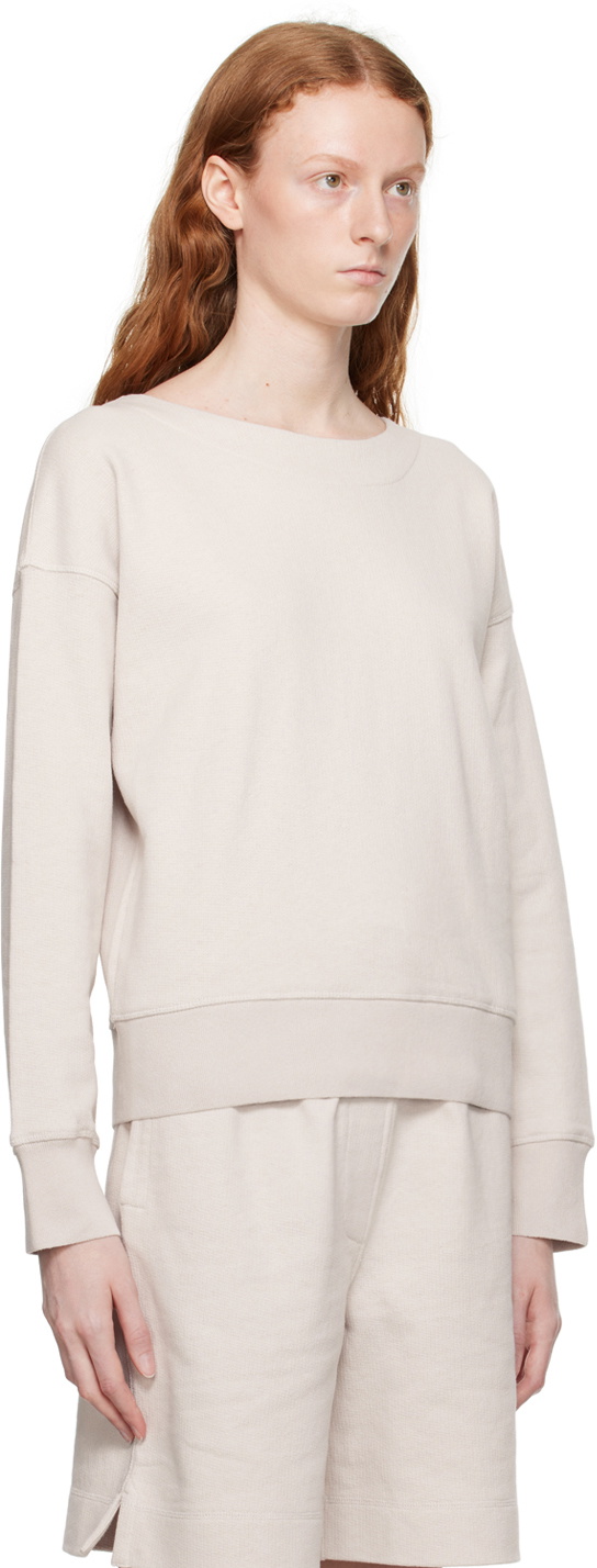Margaret Howell Off-White Round Neck Sweatshirt