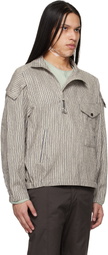 Kiko Kostadinov Brown Farkas Pullover Jacket