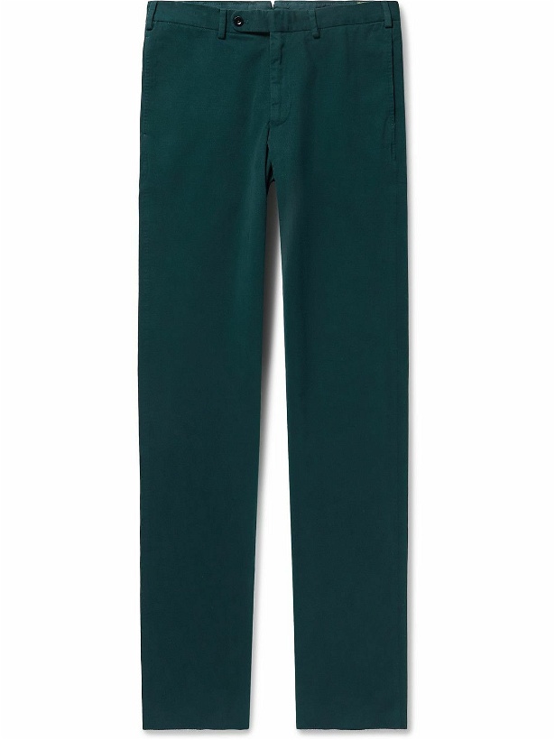 Photo: Sid Mashburn - Cotton and Cashmere-Blend Twill Suit Trousers - Blue