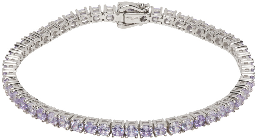 purple tennis bracelet