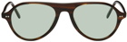 Oliver Peoples Tortoiseshell Emet Sunglasses