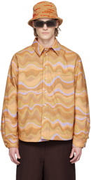 Jacquemus Orange Le Raphia 'La Chemise Boulanger' Shirt