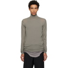 Rick Owens Taupe Tower Level Turtleneck