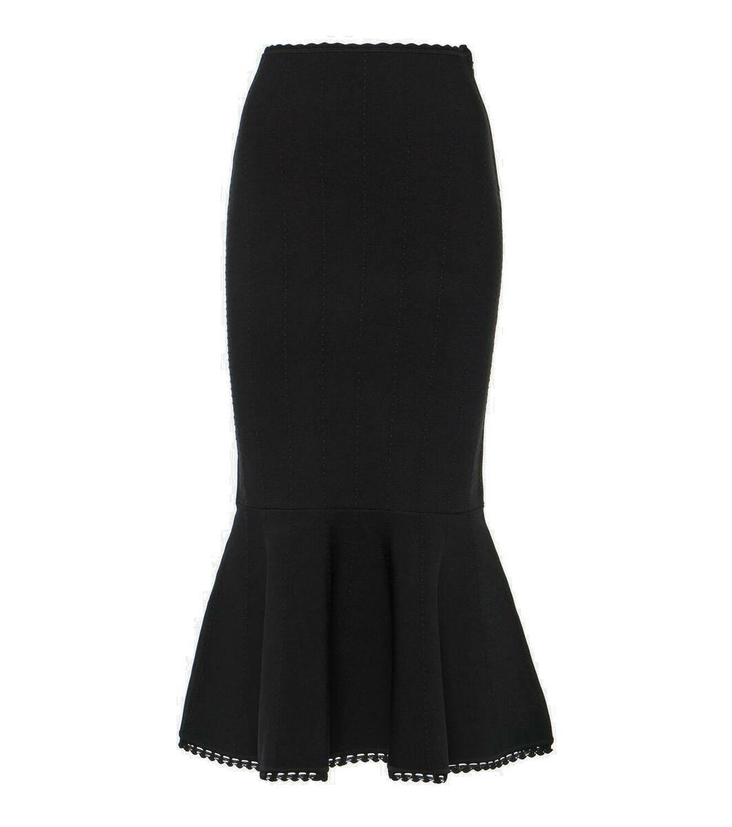 Victoria Beckham VB Body scalloped midi skirt Victoria Beckham