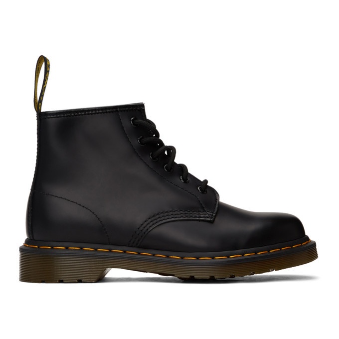 Photo: Dr. Martens Black 101 Smooth Lace-Up Boots
