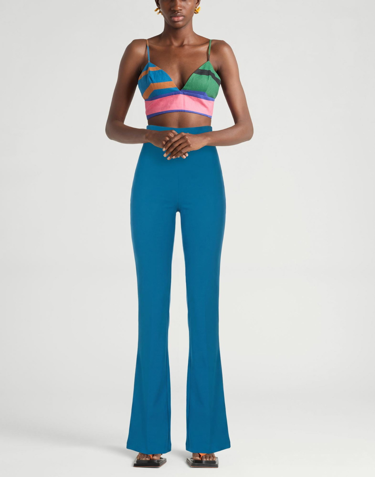 Chiara Boni La Petite Robe Womens Pants Deep teal