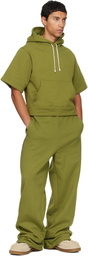Veneda Carter SSENSE Exclusive Green Short Sleeve Hoodie