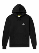OSTRYA - Core Logo-Print Cotton-Jersey Hoodie - Black