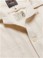 Chamula - Striped Organic Cotton Shirt - Neutrals