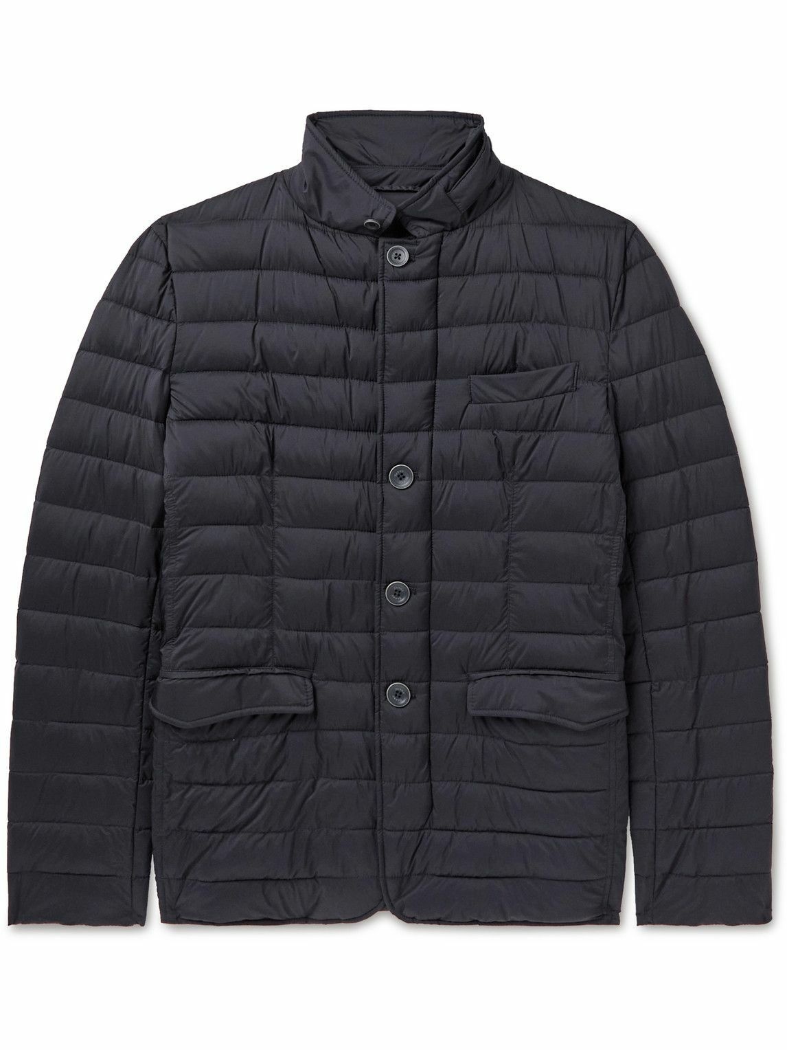 Herno - Legend Quilted Shell Down Jacket - Blue Herno