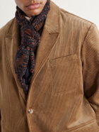 De Bonne Facture - Printed Wool-Twill Scarf