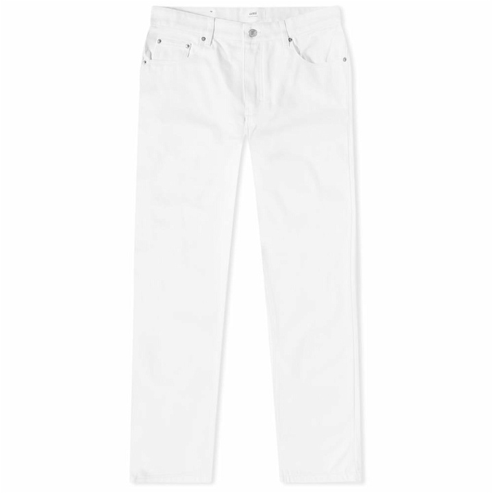 Photo: AMI Men's Tapered Fit Jean in White