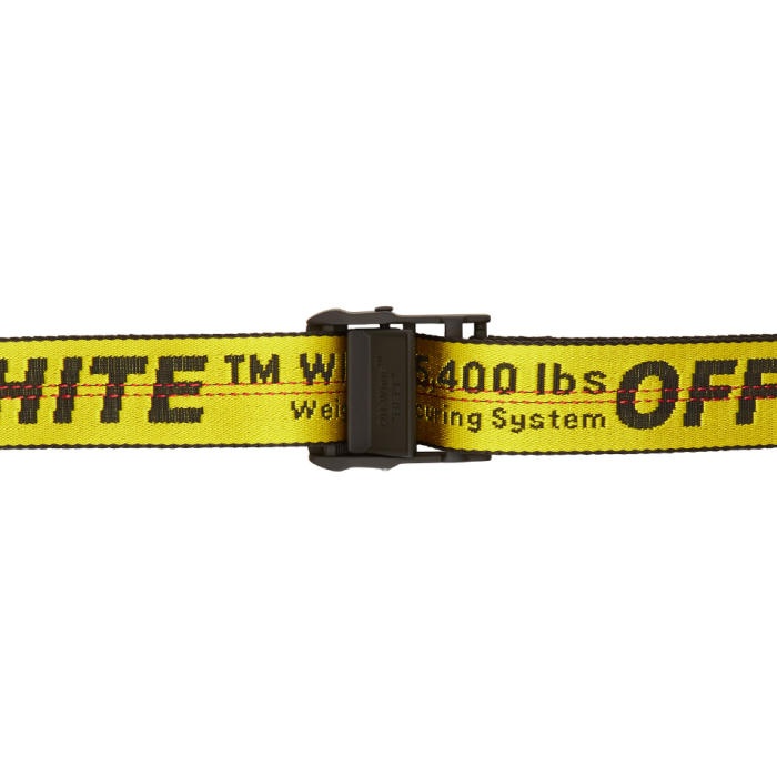 Photo: Off-White Yellow Industrial Belt 