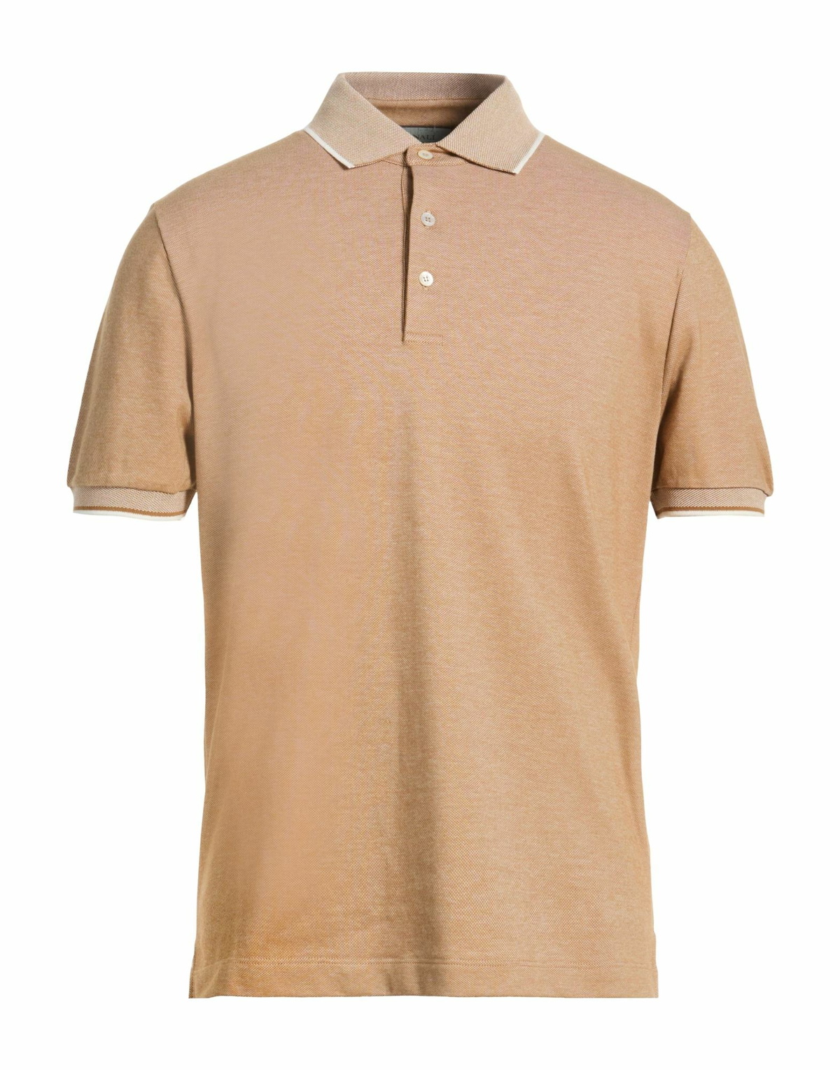 Canali Mens Polo shirt Camel