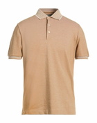 Canali Mens Polo shirt Camel