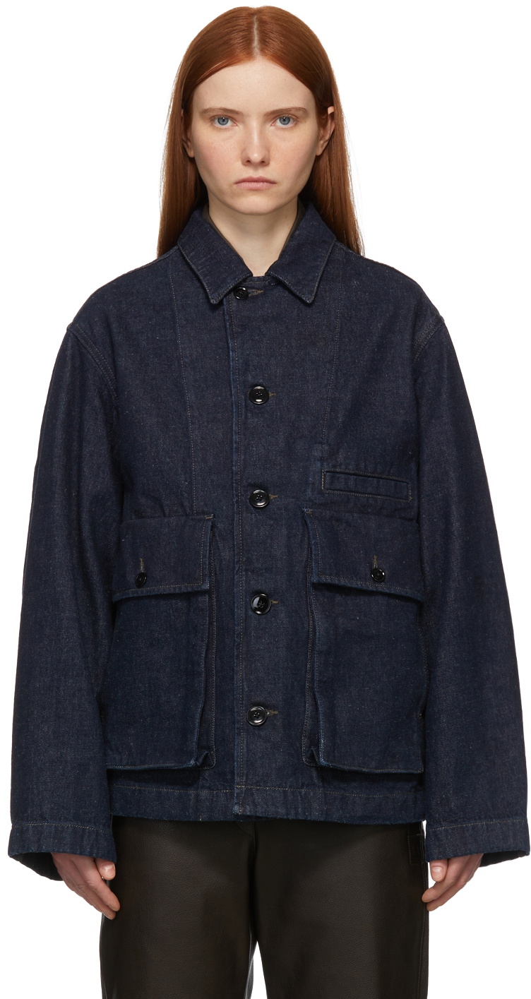 Lemaire Off-White Denim Boxy Jacket Lemaire