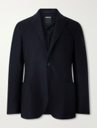 Zegna - Wool and Cashmere-Blend Twill Blazer - Black