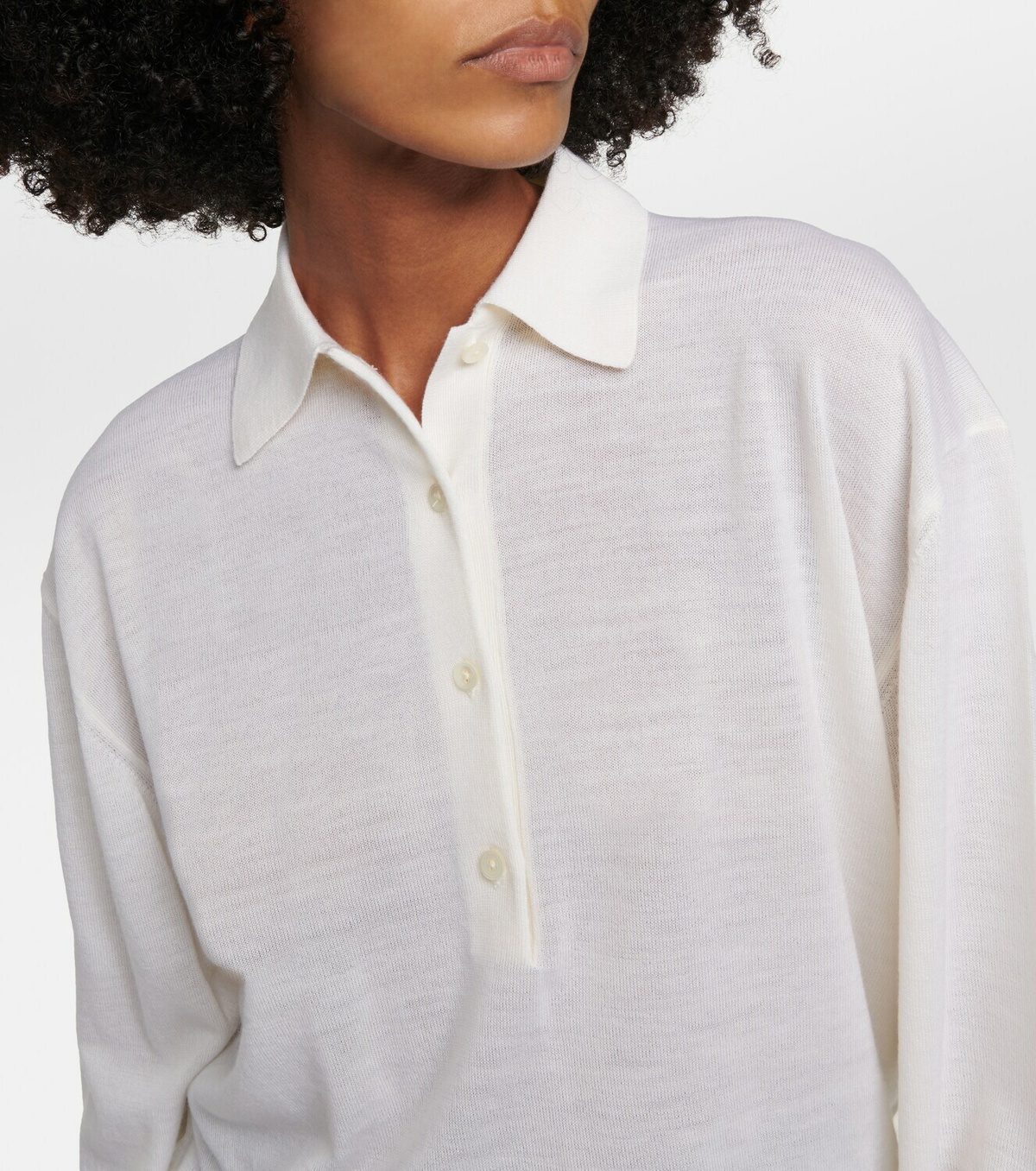 Toteme Wool-blend polo top