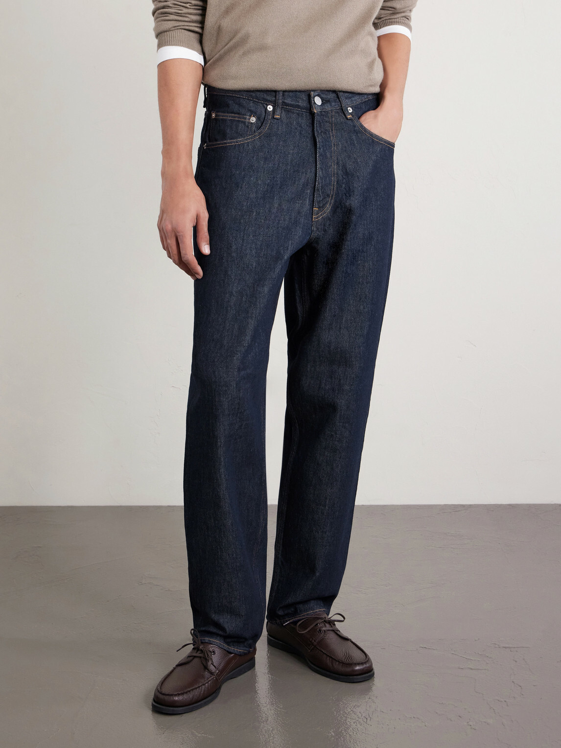 Auralee - Hard Twist Wide-Leg Jeans - Blue