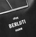 Berluti - Cube Piped Leather Holdall - Black