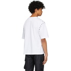 Youths in Balaclava White Stitching T-Shirt