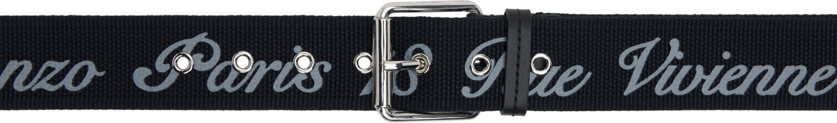 Kenzo Black Kenzo Paris 'KENZO Buckle' Belt