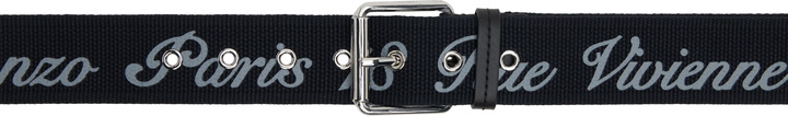 Photo: Kenzo Black Kenzo Paris 'KENZO Buckle' Belt