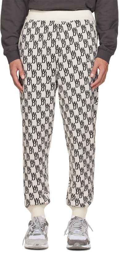 Photo: We11done Off-White Tapered Lounge Pants