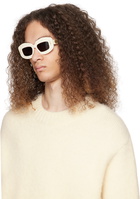 LOEWE Off-White Starry Night Smooth Pavé Screen Sunglasses