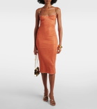Oséree Lumière open-back midi dress