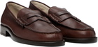 Common Projects Brown Leather Loafers