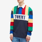 Tommy Jeans Men's Archive Games Rugby Shirt in Twilight Indigo/Multi