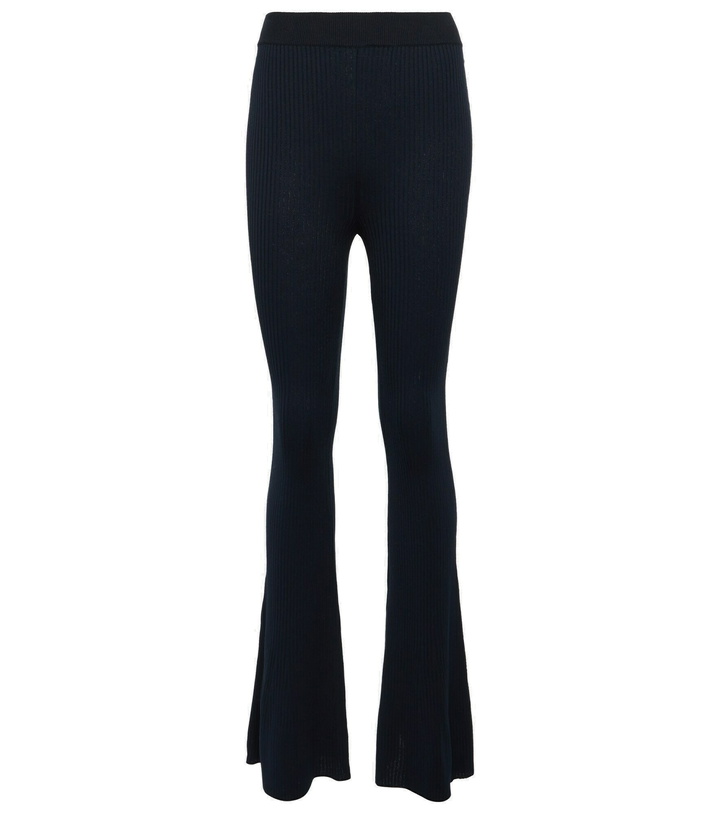 Photo: Stella McCartney - Ribbed-knit flared pants