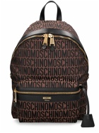 MOSCHINO - Moschino Logo Nylon Jacquard Backpack