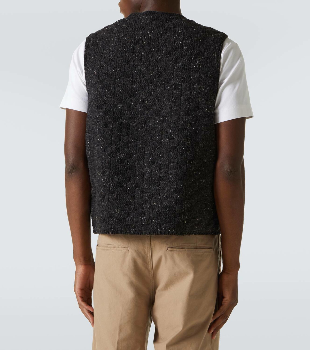 Visvim Reversible wool tweed vest