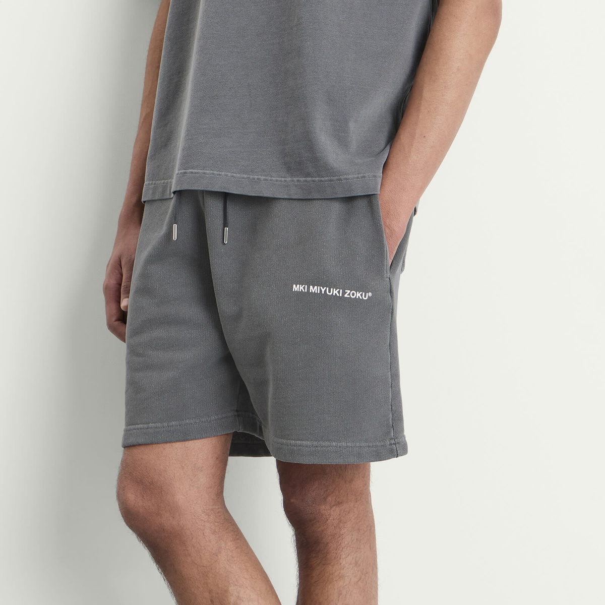 MKI Men's Uniform Sweat Shorts in Pigment Black