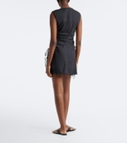 SIR Klara ruched cotton minidress