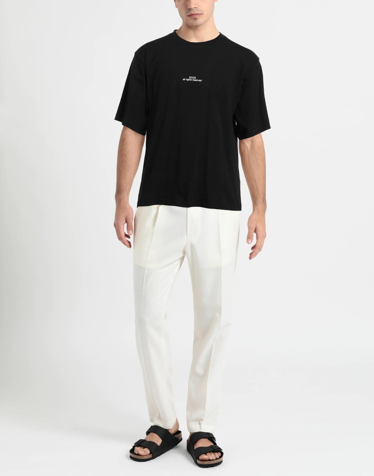 Gcds Mens T-shirt in Black