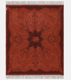 Etro Paisley wool and cashmere blanket