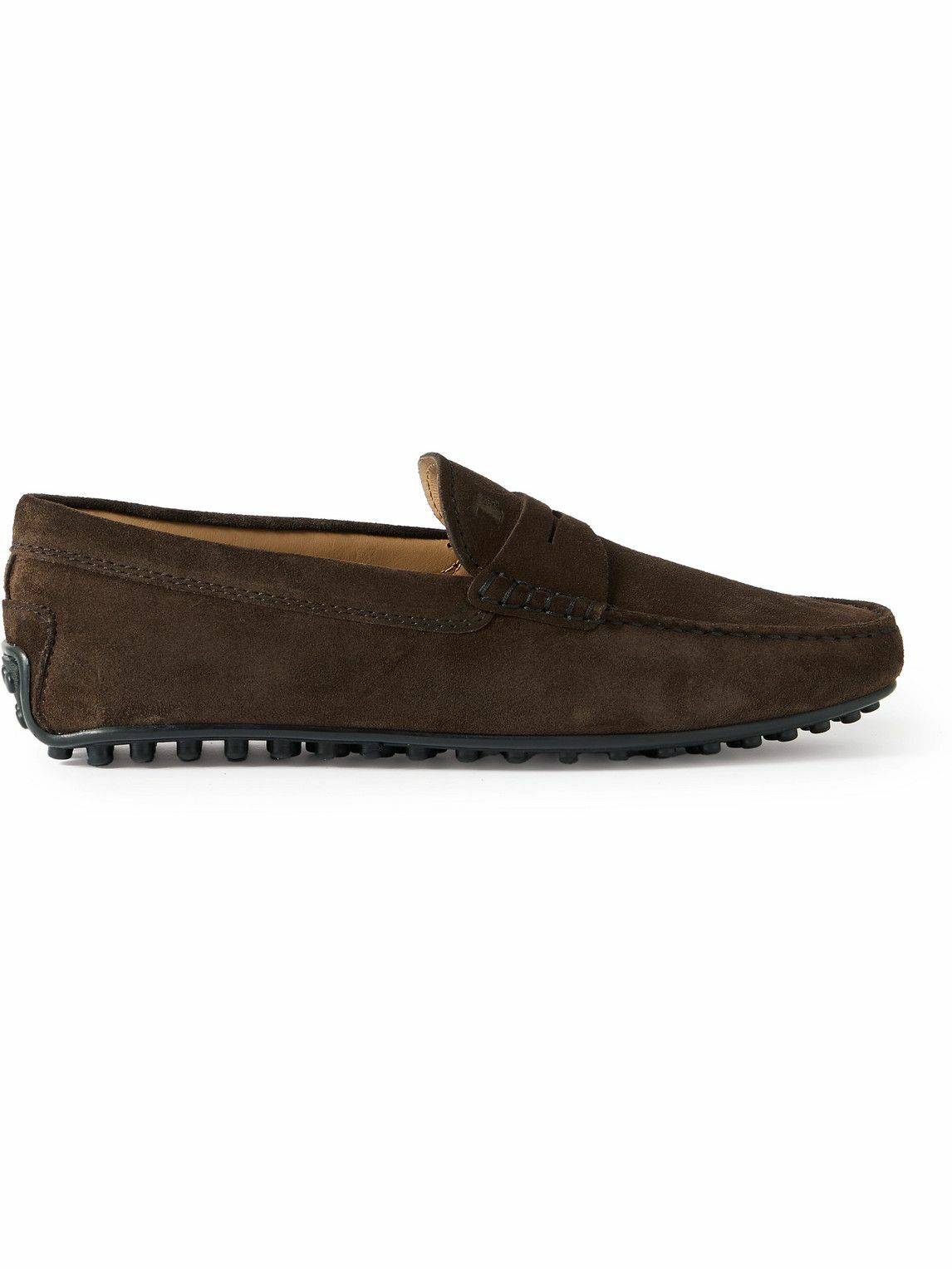 Tod's - Gommino Suede Driving Shoes - Brown Tod's