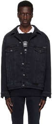 Dolce&Gabbana Black Faded Denim Jacket