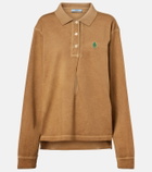 Prada Oversized cotton piqué polo shirt